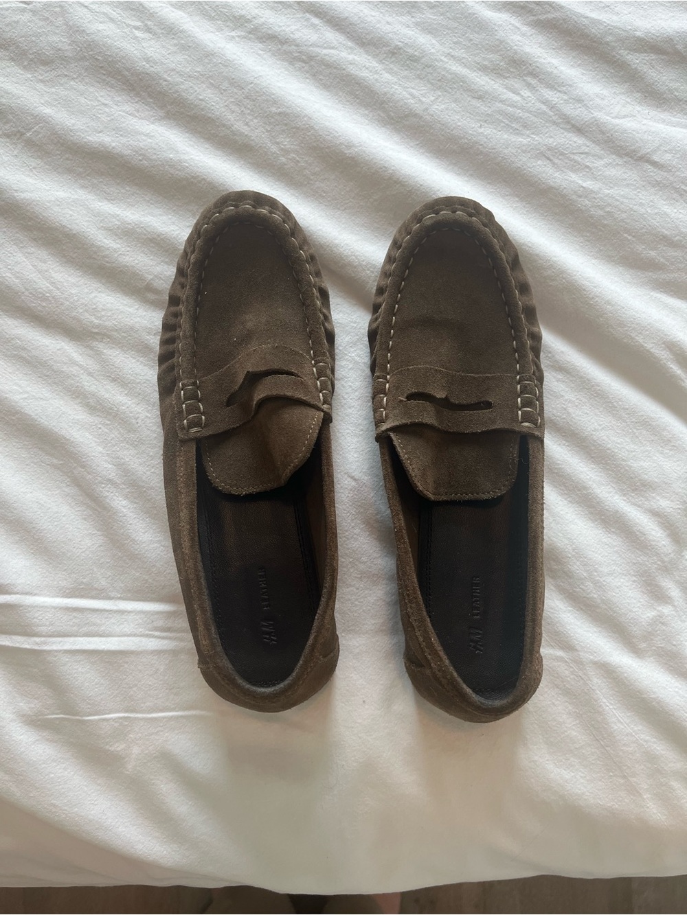 H&M Women's Suede - Real leather Loafers